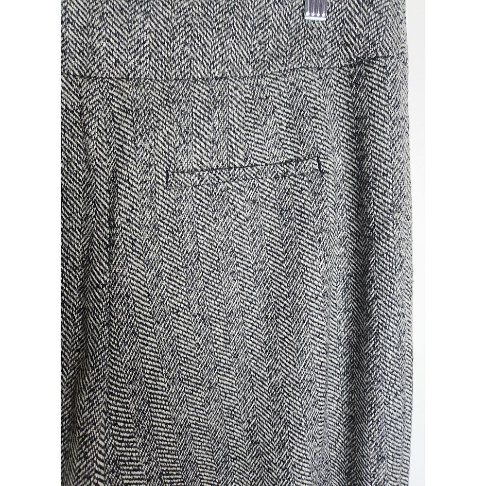 Ann Taylor wool blend high waisted cropped wide leg trouser sz 12P dark Academia - Picture 4 of 12